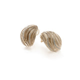 Small Tidal Wave Earrings (pair)