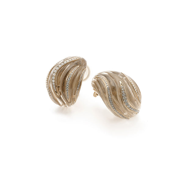 Small Tidal Wave Earrings (pair)