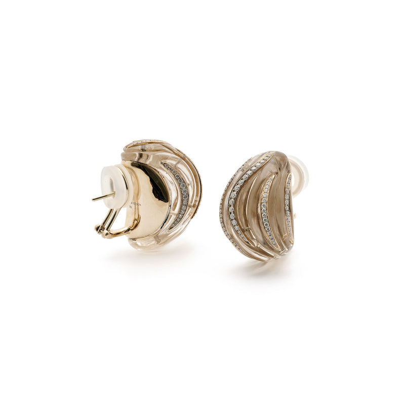 Small Tidal Wave Earrings (pair)