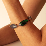 Big Scarab Pave Bracelet