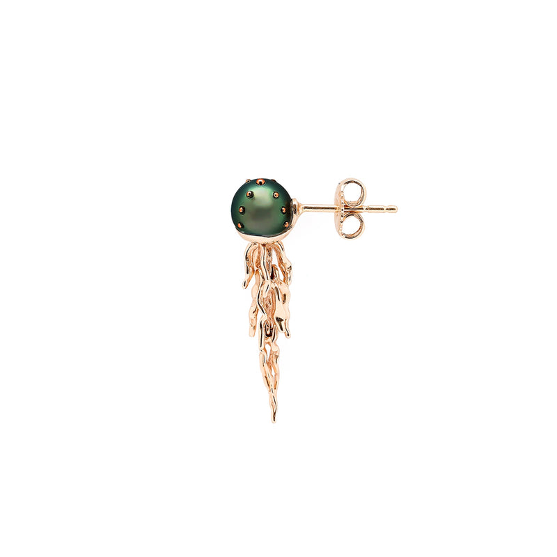 Jellyfish Tahitian Pearl Stud