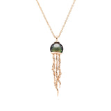 Jellyfish Tahitian Pearl Pendant on a chain