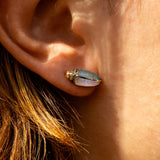 Mini Scarab Opal Stud