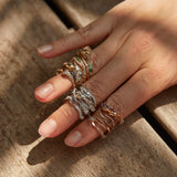 Swirl Stackable Ring