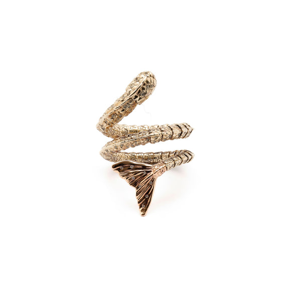 Meandering Mermaid Tail Ring