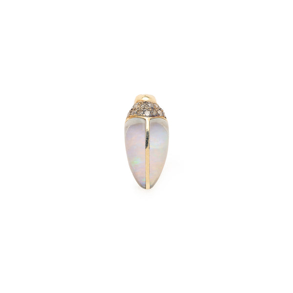 Mini Scarab Opal Stud